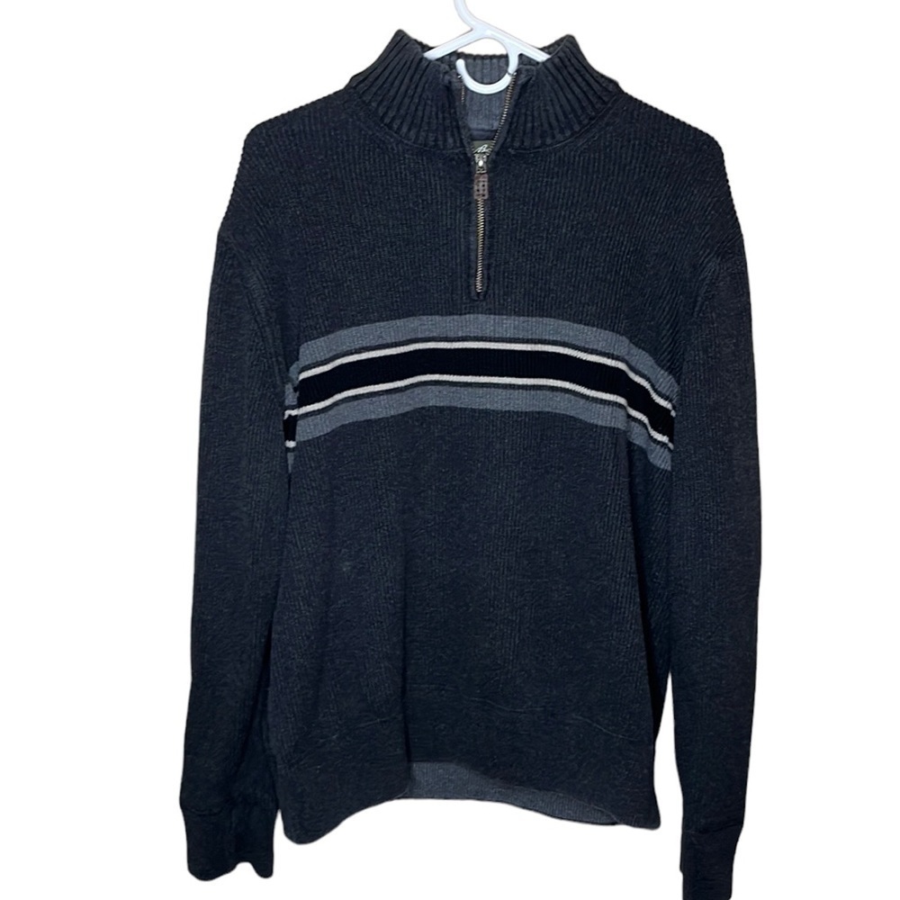 Eddie Bauer 1/2 zip v neck long sleeve Sweater
